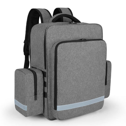 Erste Hilfe Rucksack Grau – Notfalltasche für Rettungsdienste