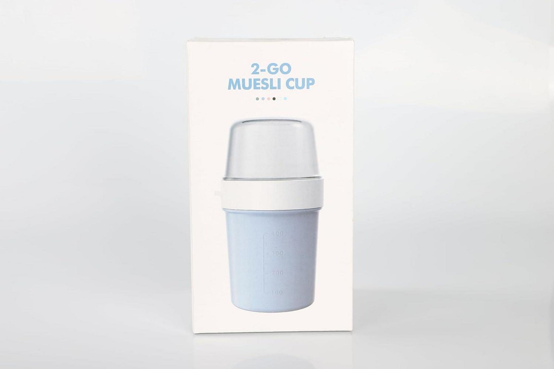 Müslibecher to Go Joghurtbecher Auslaufsicher 560ml+310ml Blau