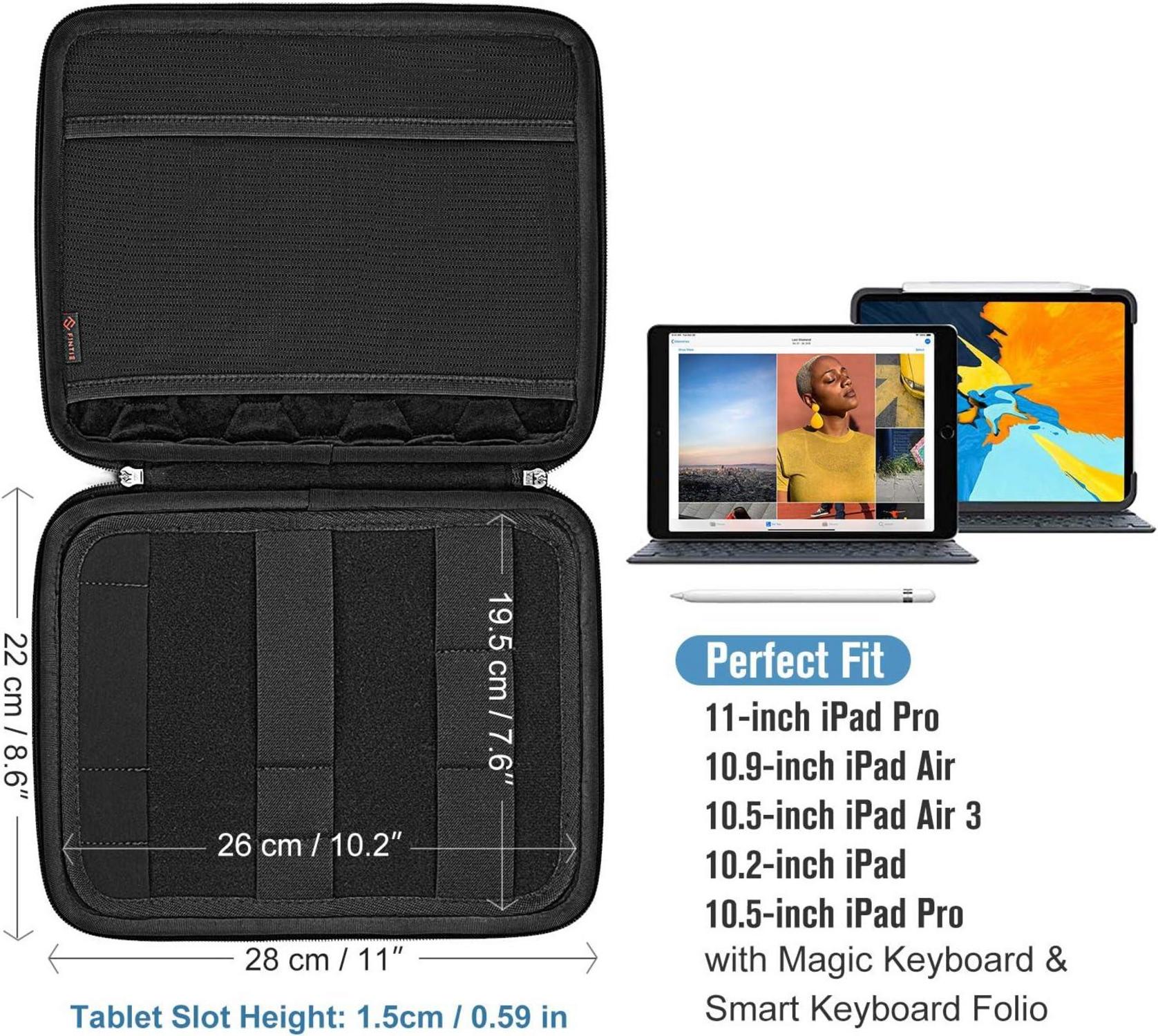 FINPAC iPad Pro 11 M4 2024 Air M2 10.9 Tablet Hülle