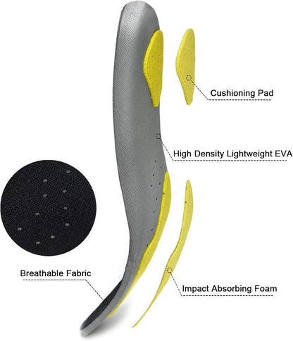 Sport Einlegesohlen Herren Damen Arch Support Atmungsaktiv