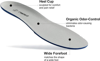 Memory Foam Einlegesohlen - Atmungsaktive Schuheinlagen für Damen