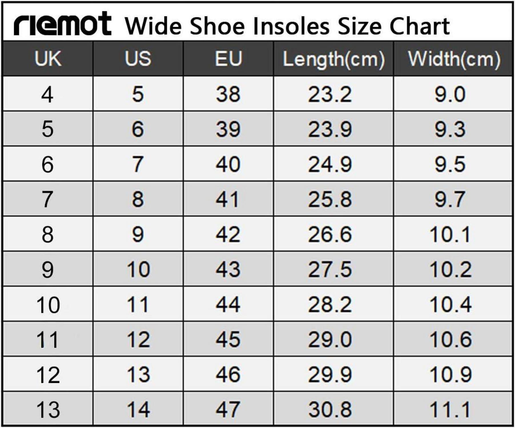 Memory Foam Einlegesohlen für Damen Herren Schuheinlagen Stiefel Gr.36-47