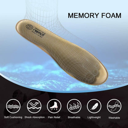 Memory Foam Einlegesohlen für Damen Herren - Weiche Einlagen Schuhe Gr.36-47