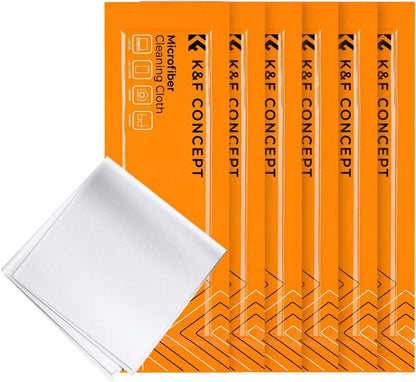 Mikrofaser Reinigungstücher Set für Kamera Objektiv Display 6 Stück