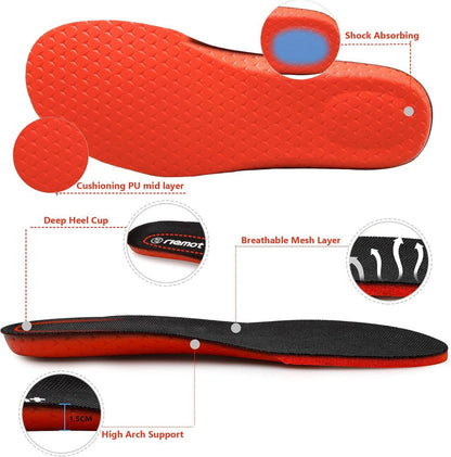 Memory Foam Einlegesohlen für Schuhe Sneaker Stiefel - Sport
