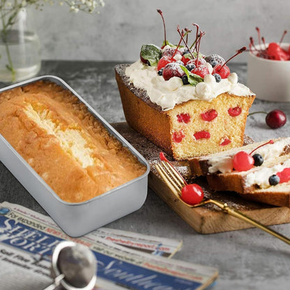 Edelstahl Brotbackform Set Königskuchenform 23x12x6cm - Gesund & Spülmaschinenfest