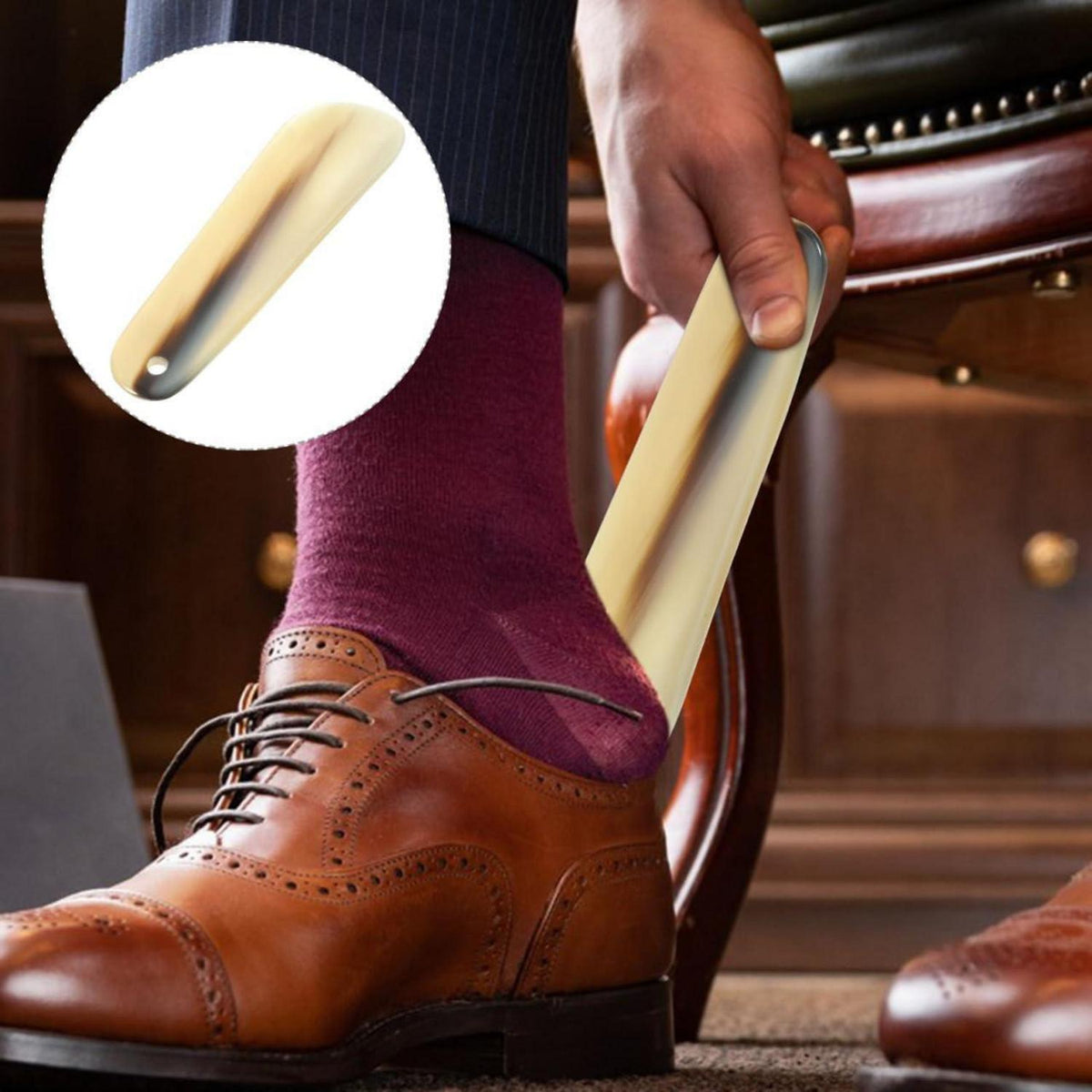 Holibanna Schuhlöffel aus Horn – Robust & Praktisch für Reisen