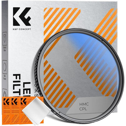 Zirkularer Polfilter 39mm Slim CPL Optisches Glas Aluminium
