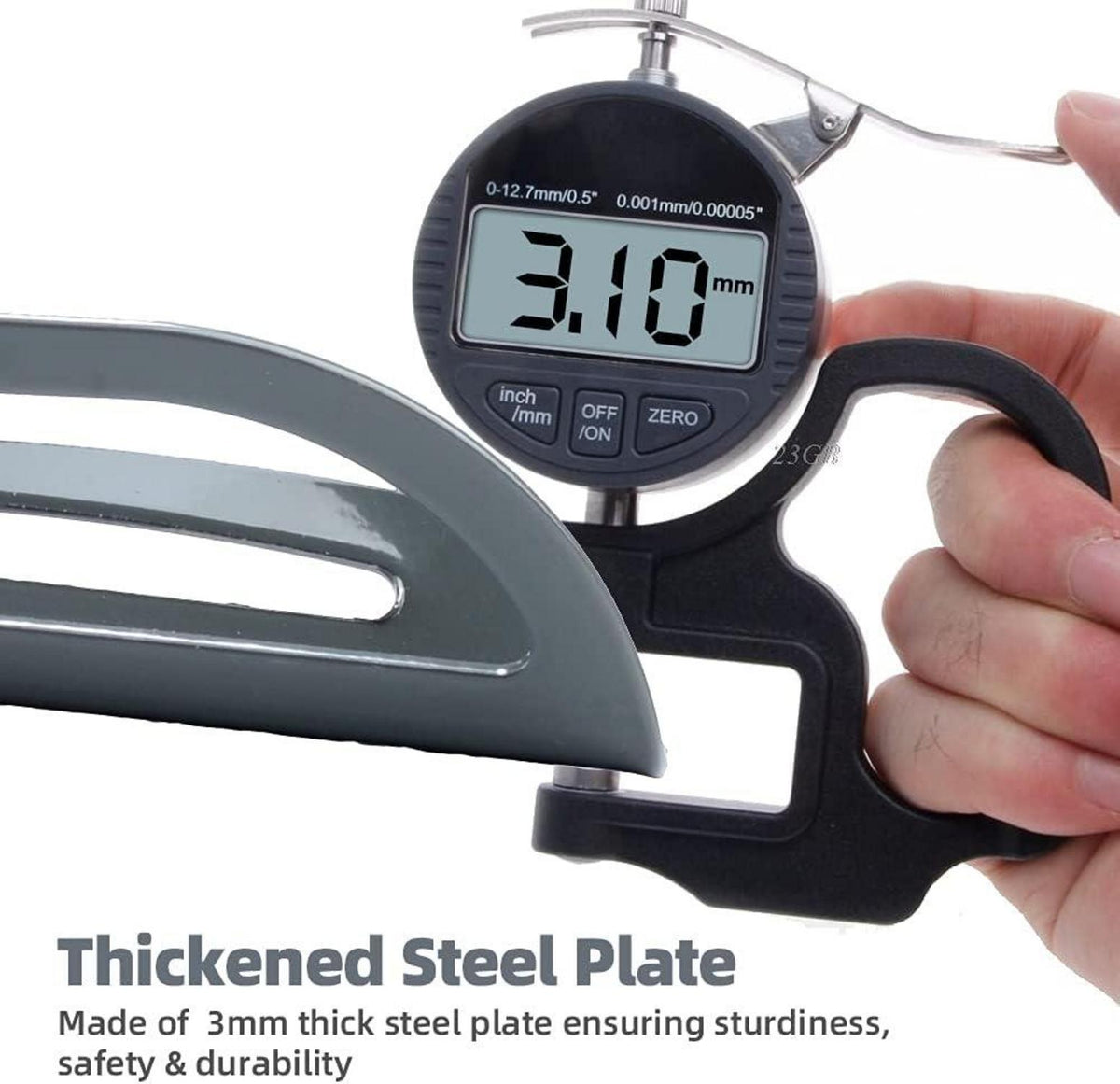 LYCAON Wand Fahrradhalterung Stahl Ultimate Grey Fahrrad Haken Wall Mount