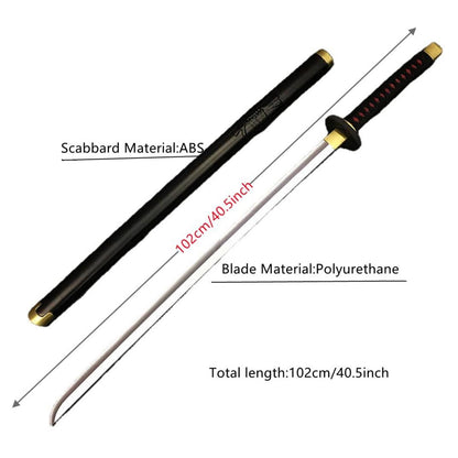 Halloween Cosplay Roronoa Zoro Sword Katana Samurai