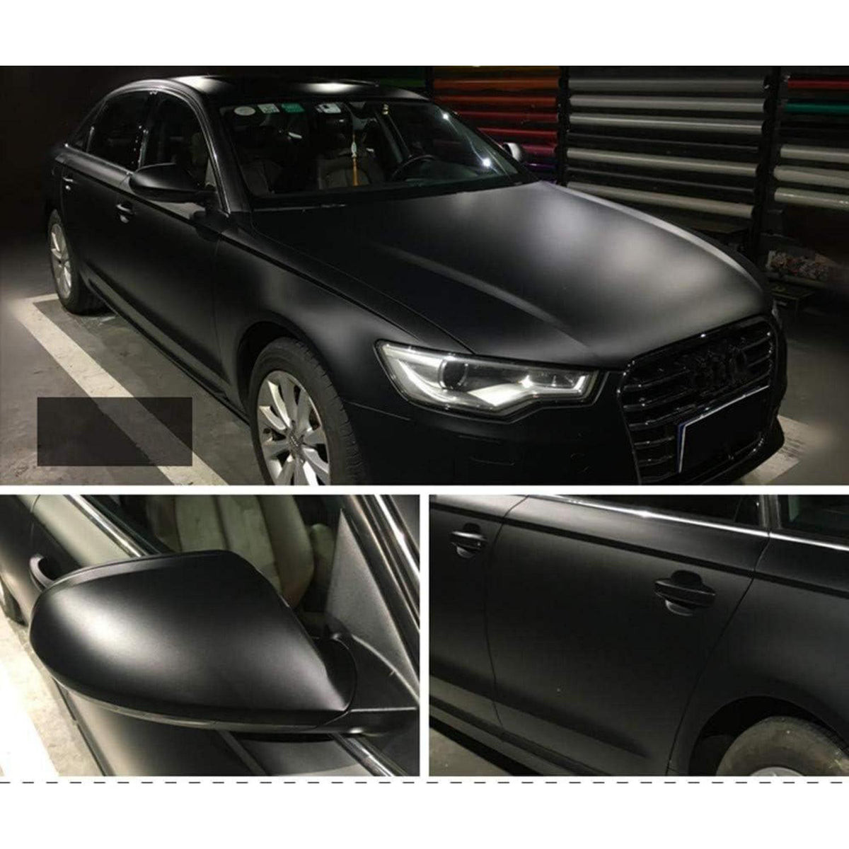 Schwarz Matte Carbon Folie – Blasenfrei & Lackschonend