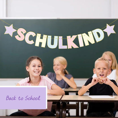 Einschulung Schulkind Banner Deko Mädchen Jungen Schulanfang 1. Schultag