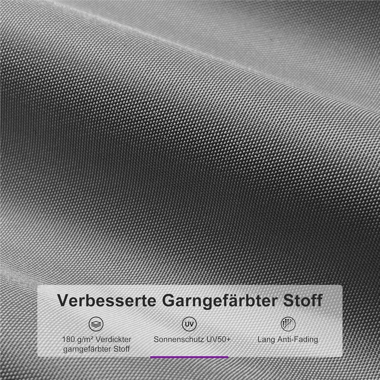PURPLE LEAF Pergola 3x4m Aluminium Gartenpavillon Wasserdicht Stabil