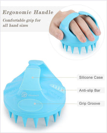 Ergonomische Kopfhaut Massagebürste für Haarpflege und