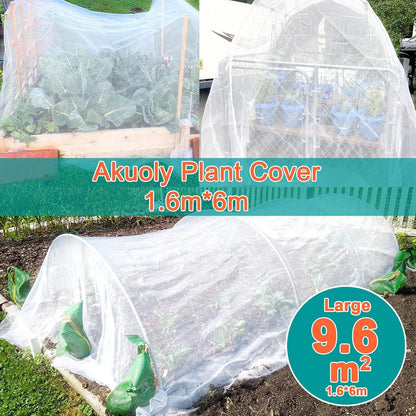 Wintervlies Pflanzen Frostschutz 30g/m² Gartenvlies 1,6mx6m