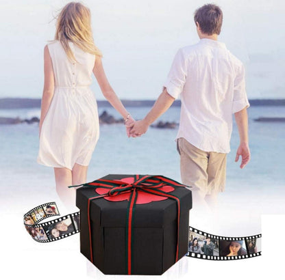 Überraschung Box Explosion DIY Geschenk Fotoalbum Scrapbook Muttertag Hochzeit