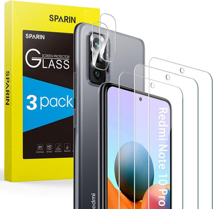 Displayschutzfolie Xiaomi Redmi Note 10 Pro 5er Set 9H Härteglas