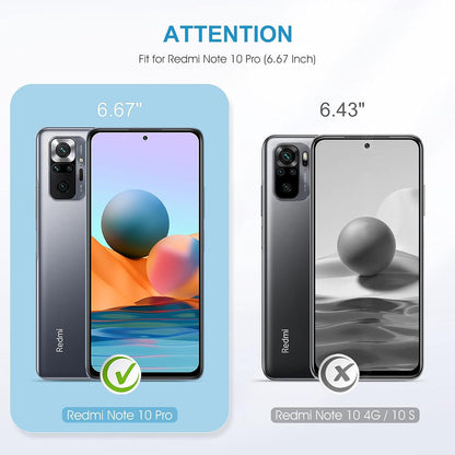 Displayschutzfolie Xiaomi Redmi Note 10 Pro 5er Set 9H