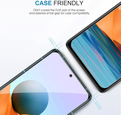 SPARIN Schutzfolie Xiaomi Redmi Note 10 Pro 6,67 Zoll 9H Härteglas 5 Stück