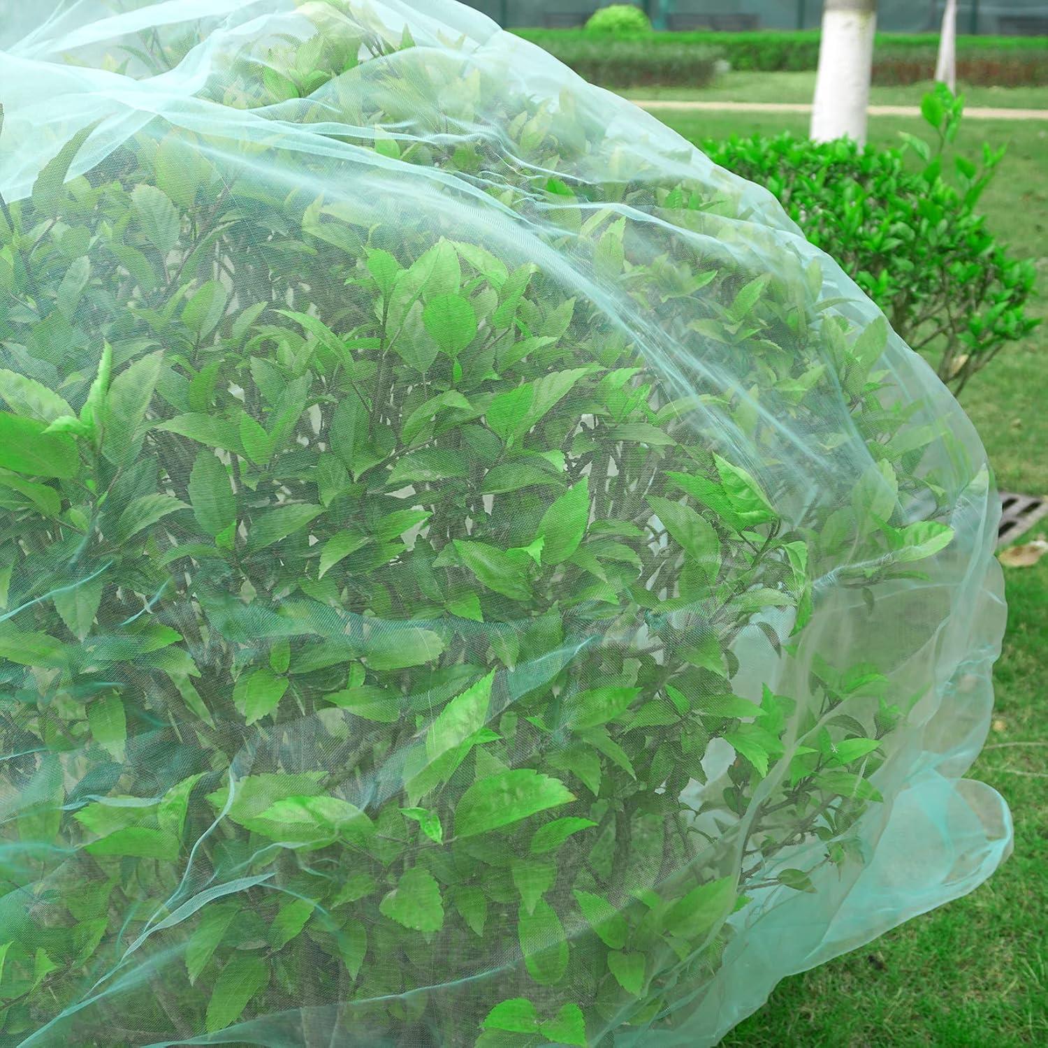 Gemüsenetz Garten Obstgarten Insektenschutz 2.5m x 7.5m Grün