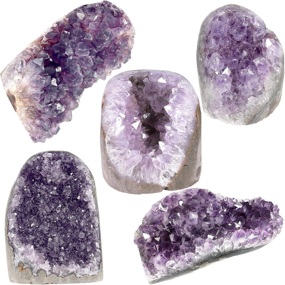 Große Amethyst Druse Rohstein mit Ständer 900-1000g