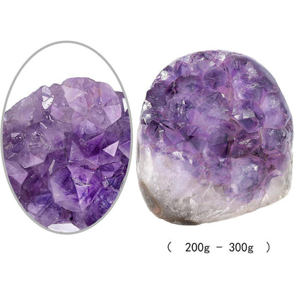 Natürlicher Amethyst Druse Groß Kristall Cluster Quarz Stein