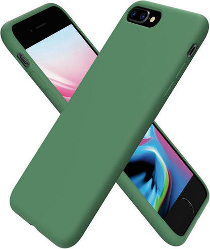 iPhone 8 Plus Silikon Case Flüssig Schutzhülle Kleeblatt 5,5 Zoll