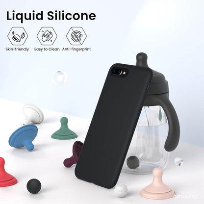 ORNARTO Silikon Case für iPhone 8 Plus & 7 Plus - Voller Schutz