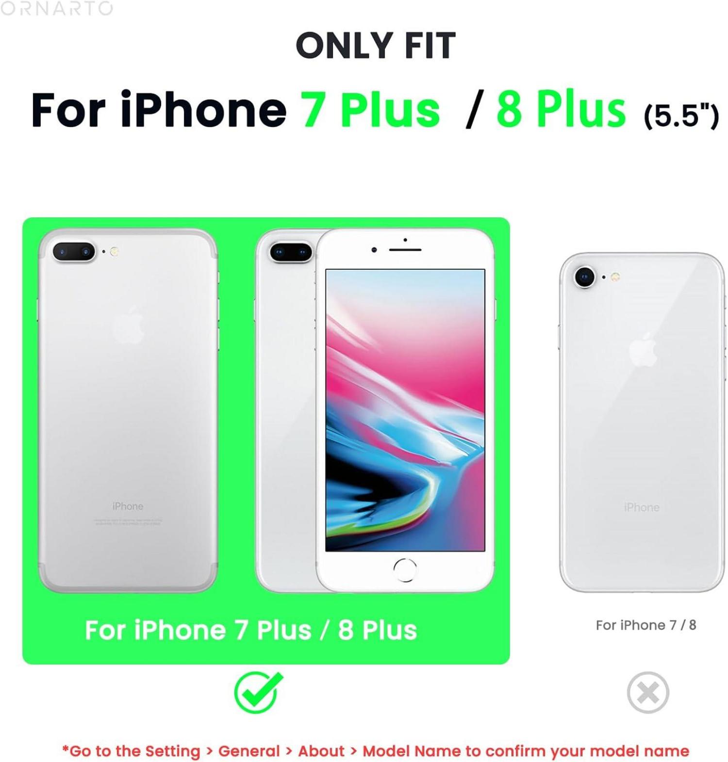 Kompatibles iPhone 8 Plus iPhone 7 Plus Silikon Case Weinrot