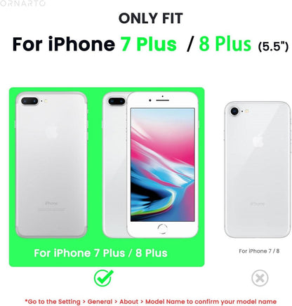 Kompatibles iPhone 8 Plus iPhone 7 Plus Silikon Case Weinrot
