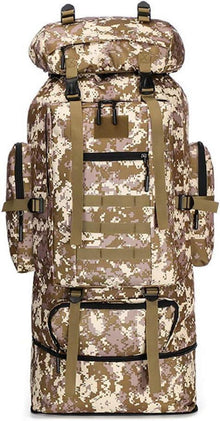 Kabxhueo 100L Trekkingrucksack Herren Outdoor Rucksack Molle Tactical