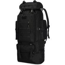 100L Trekkingrucksack Herren Wasserdicht Molle Taktisch Schwarz