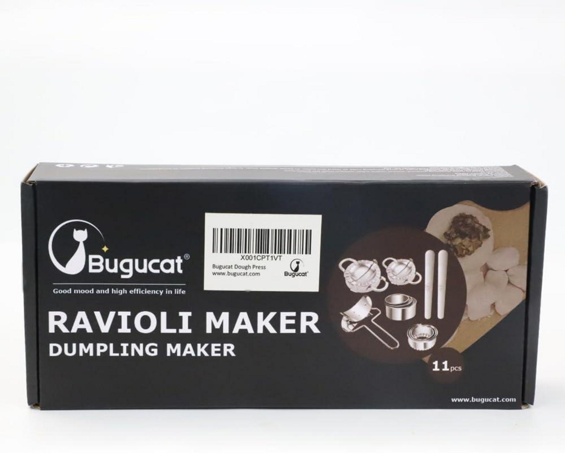 Edelstahl Dough Press Set 11tlg. - Dumpling Maker Teigtaschenformer Ravioli