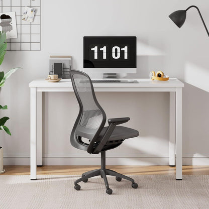 Kompakter Computertisch 80x40 cm weiß Büroschreibtisch Eckschreibtisch