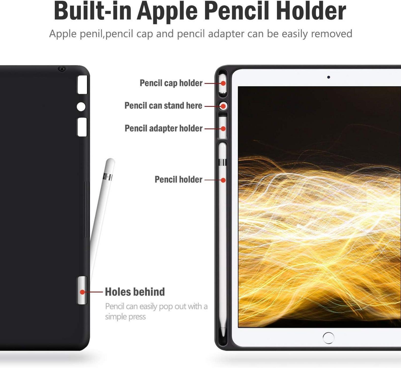 Schutzhülle für iPad 9.7 Zoll mit Stifthalter. Auto Schlaf/Wach