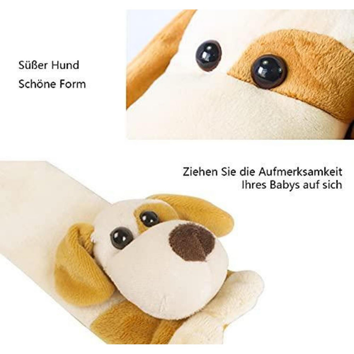 2x Gurtpolster Auto Kinder – Cartoon Hund Design