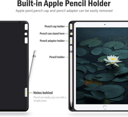 Hülle iPad 9.7 Zoll 2018/2017 Pro Air Stifthalter Magnetic Ledercase