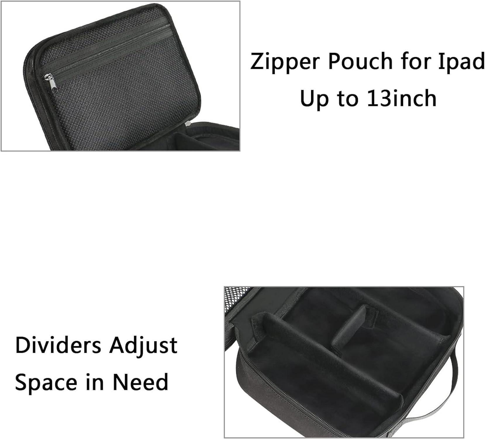 Kabel Organizer Tasche für IPAD Powerbank Schwarz Reise Wasserdicht