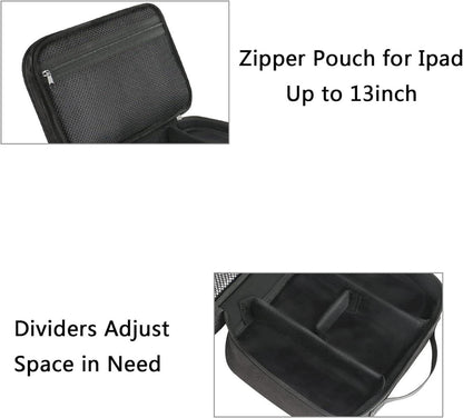 Kabel Organizer Tasche für IPAD Powerbank Schwarz Reise Wasserdicht