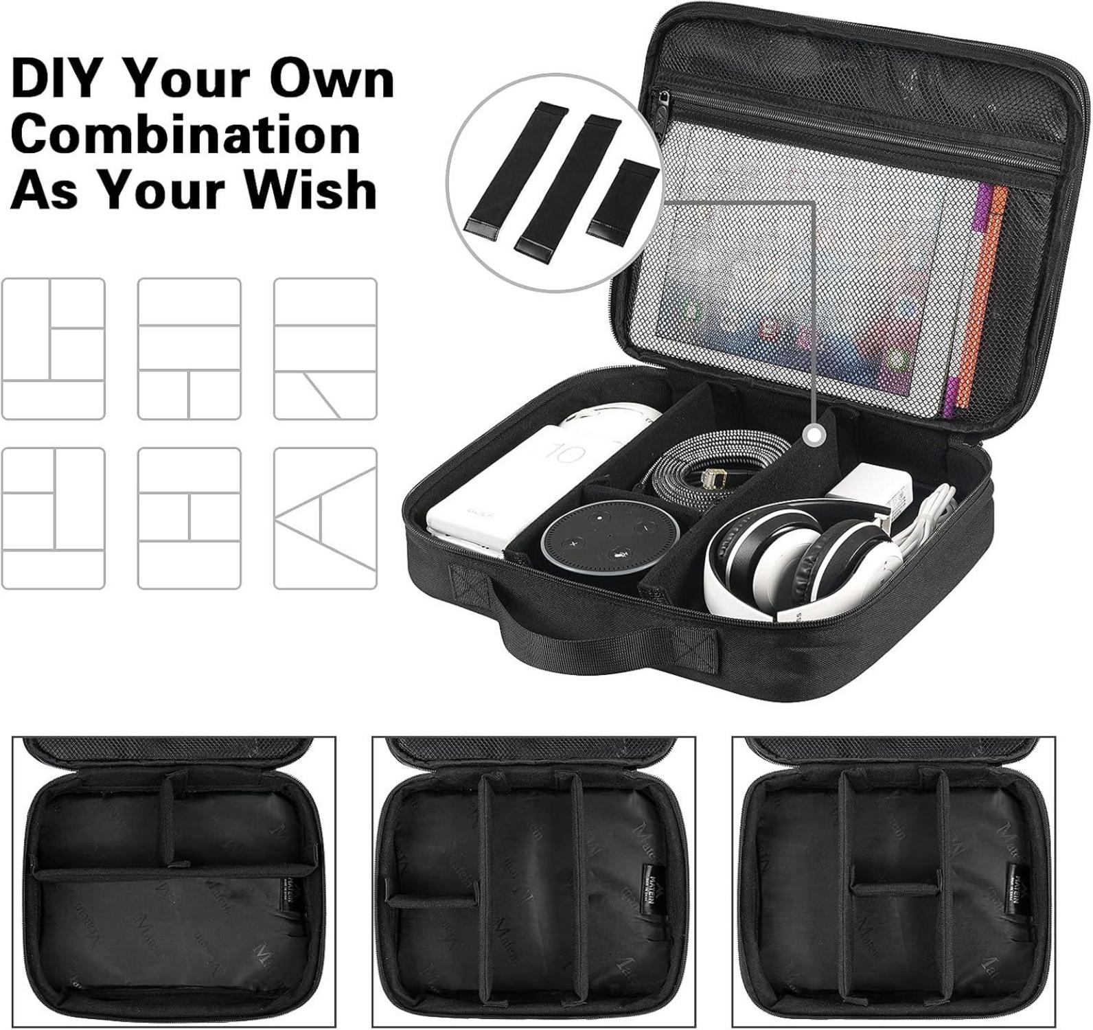 Kabel Organizer Tasche Netz Unordnung Cable Bag IPAD Schwarz