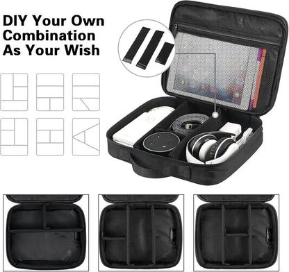 Kabel Organizer Tasche Netz Unordnung Cable Bag IPAD Schwarz