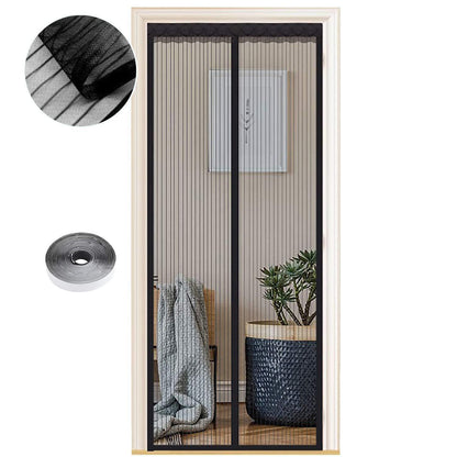 Fliegengitter Tür Magnet 85x215cm – Insektenschutz für Tür & Terrasse