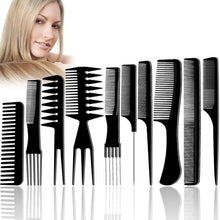 10-teiliges Profi Herrenkamm Set Antistatisch - Salon Haarkamm für
