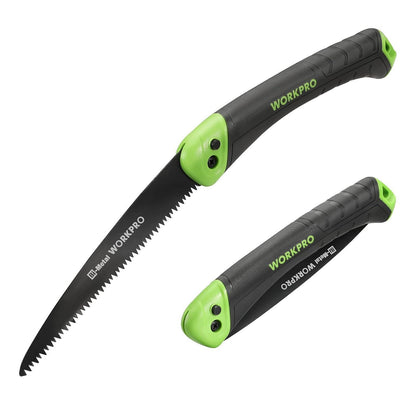 WORKPRO Klappsäge Astsäge BI-Metall Klingen Multifunktions
