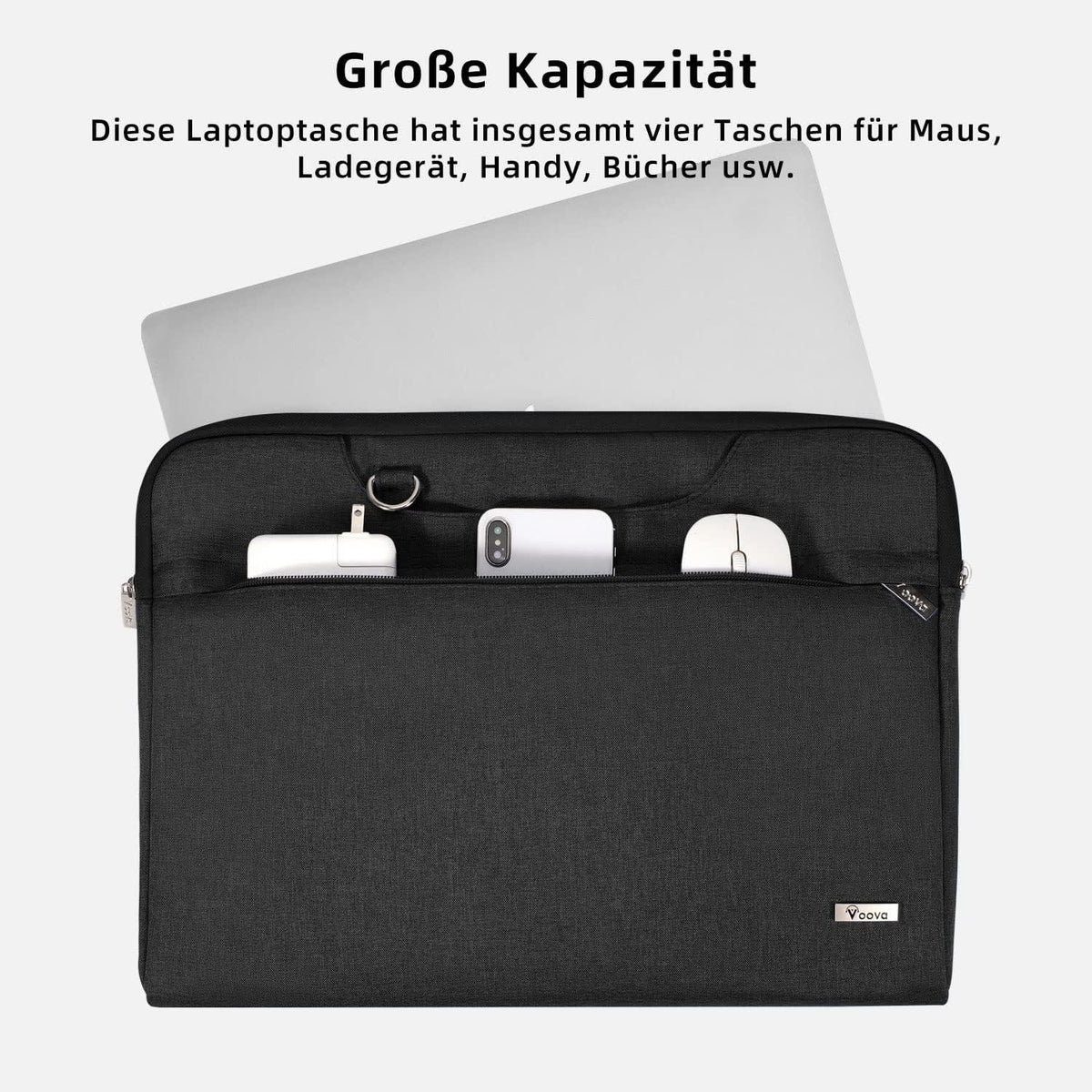 Voova Laptoptasche 13 14 Zoll Wasserdicht Stoßfest