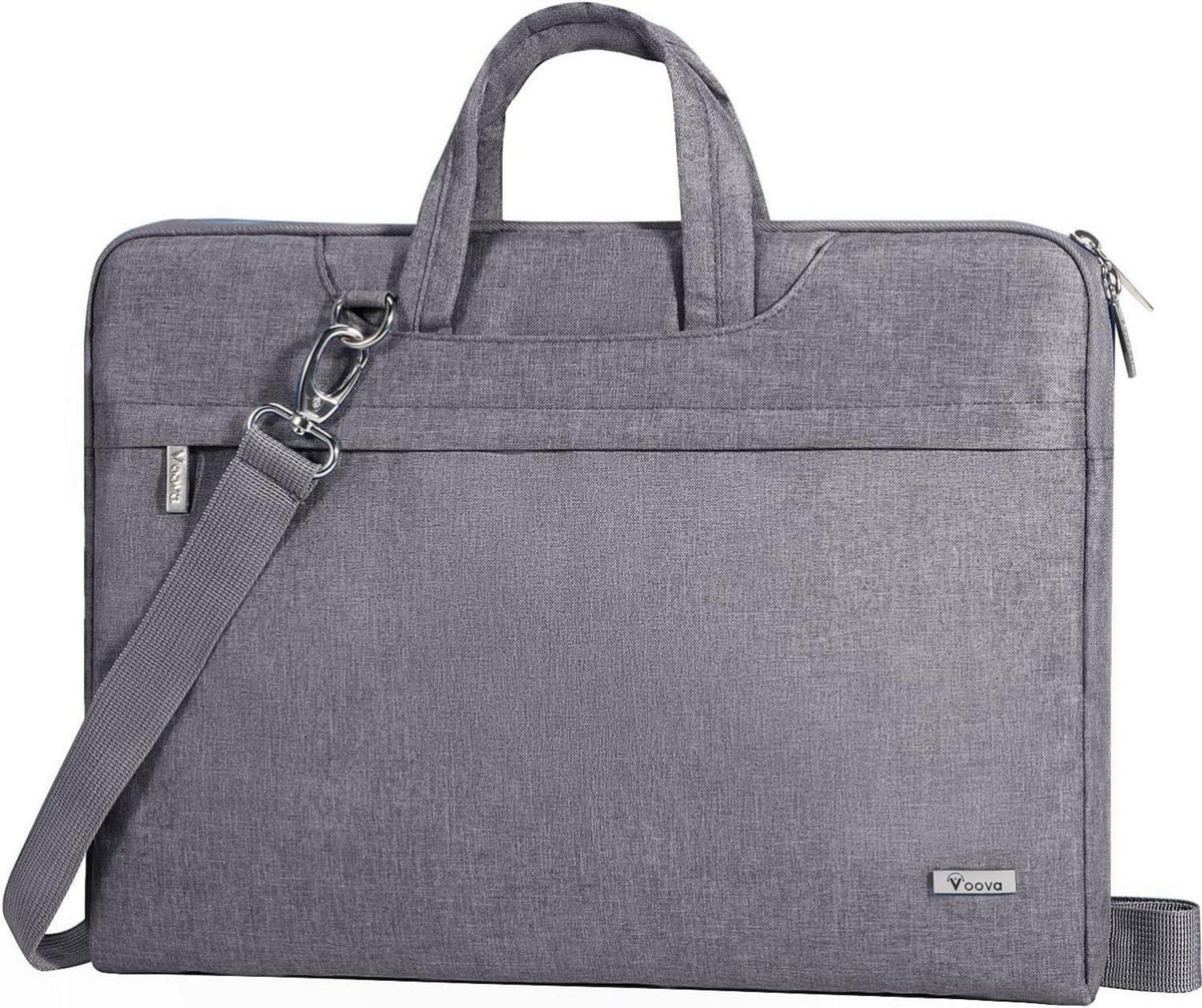 Voova Laptoptasche 13 14 Zoll Wasserdicht Stoßfest Grau