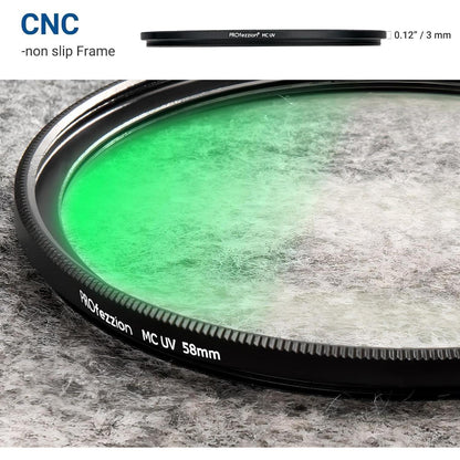 58mm PROfezzion UV Filter für Canon EOS Rebel Fujifilm X-T