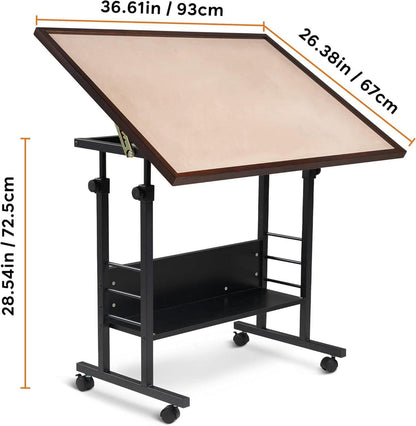 Puzzle Table Board with Cover, Tilting & Height Adjustment for 1500