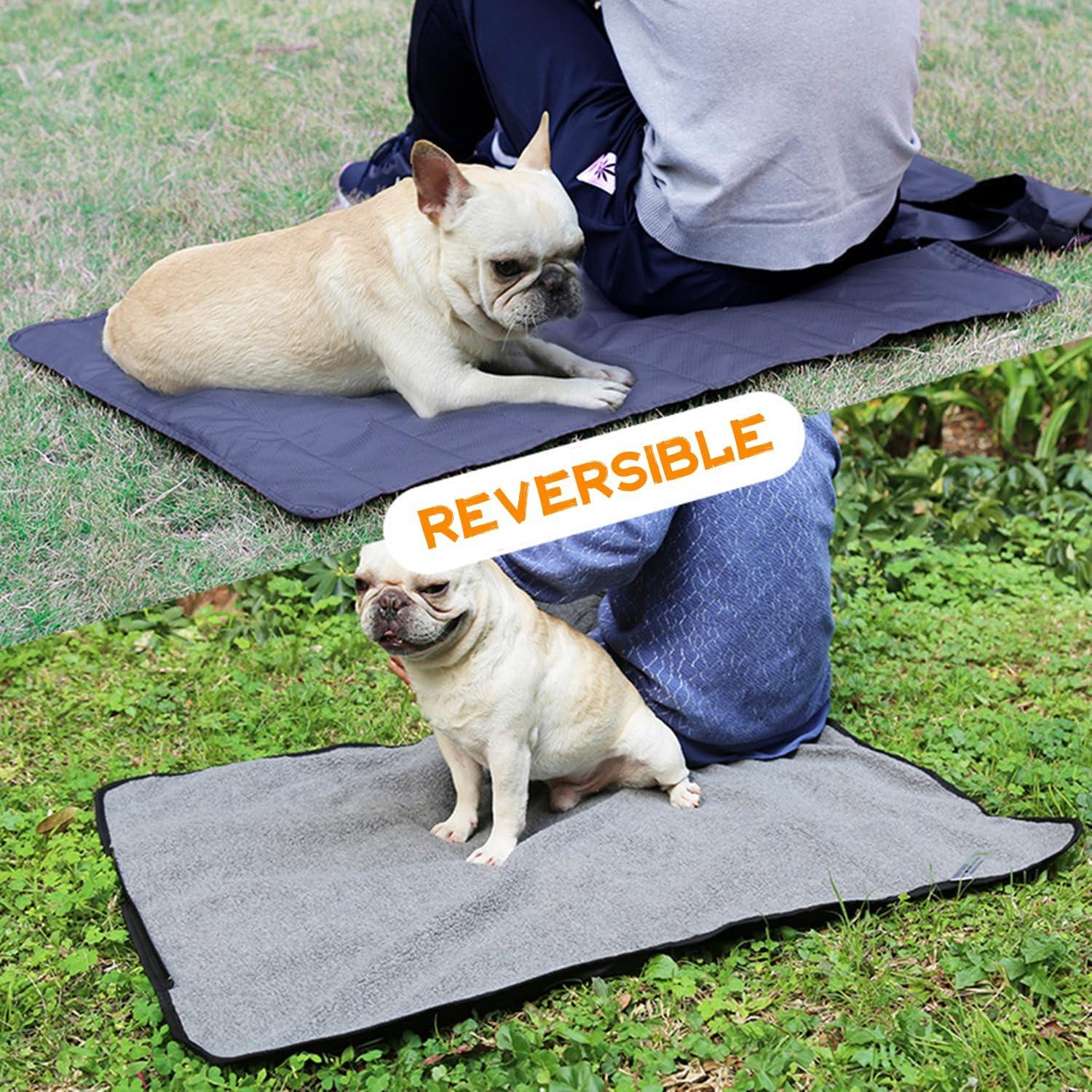 Faltbare wasserdichte Haustier Decke Katze Hundematte 100x70cm Outdoor
