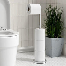 Toilettenpapierhalter Edelstahl Stabil Stehend für Klopapier